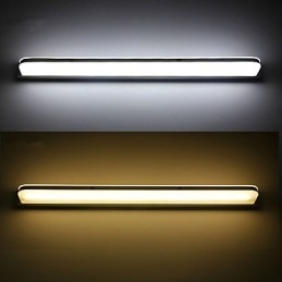 Integrerad Modern Och Modern Elektropläterad Funktion För Omgivande Ljus Badrumsbelysning Vägglampa