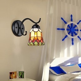 Rustik Lodge Målningsfunktion För Downlight Vägglampor Vägglampa