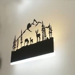 Integrerad Funktion För Omgivande Ljus Vägglampor Vägglampa