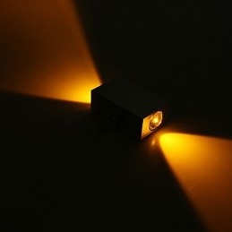 Multi Color 3 Nyhetsfunktion För Mini Style Ambient Light Wall Sconces Wall Light Lamp