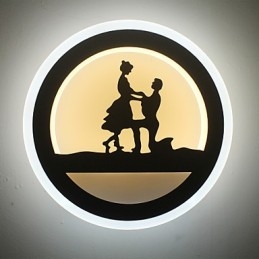 Sängbordsdekorationslampa Sovrum Kreativt Vardagsrum Ljus Korridorlampa Modern Minimalistisk Vägglampa
