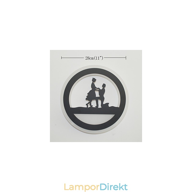 Sängbordsdekorationslampa Sovrum Kreativt Vardagsrum Ljus Korridorlampa Modern Minimalistisk Vägglampa