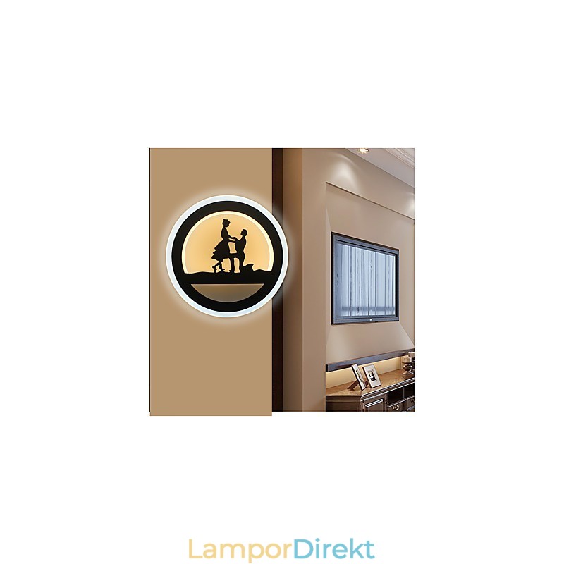Sängbordsdekorationslampa Sovrum Kreativt Vardagsrum Ljus Korridorlampa Modern Minimalistisk Vägglampa