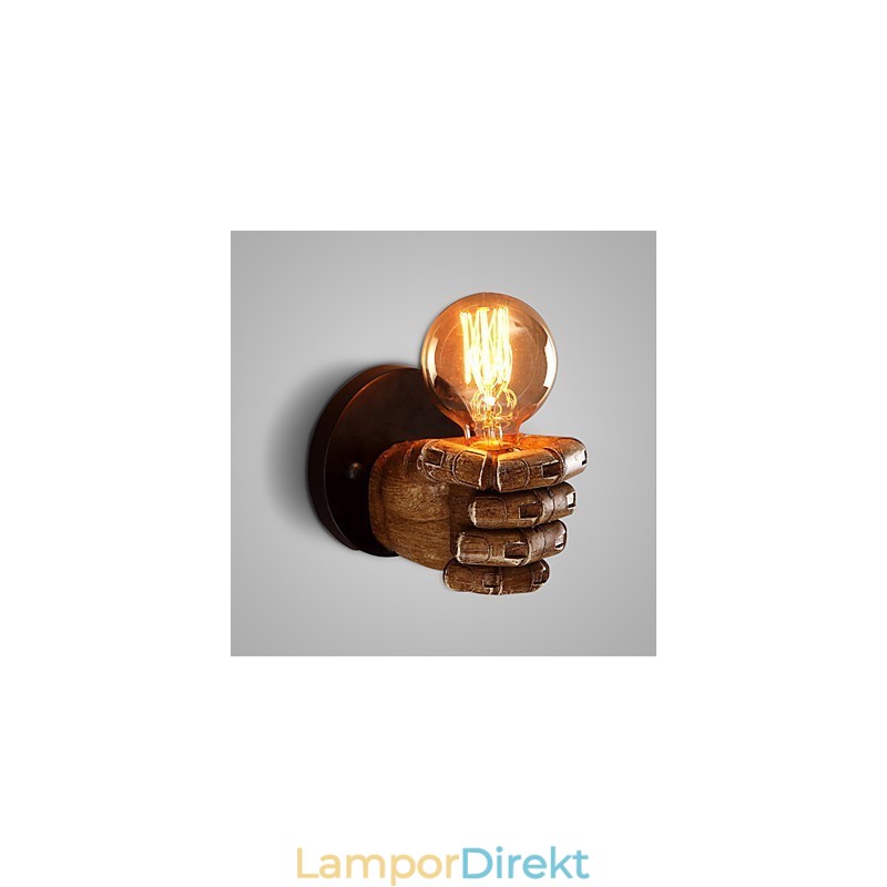 Loft Industriell Café Vägglampa Resin Vägglampa Lodge Antik Vintage Retro Målning Funktion För Mini Style Ambient Light Vägglampor Vägglampa
