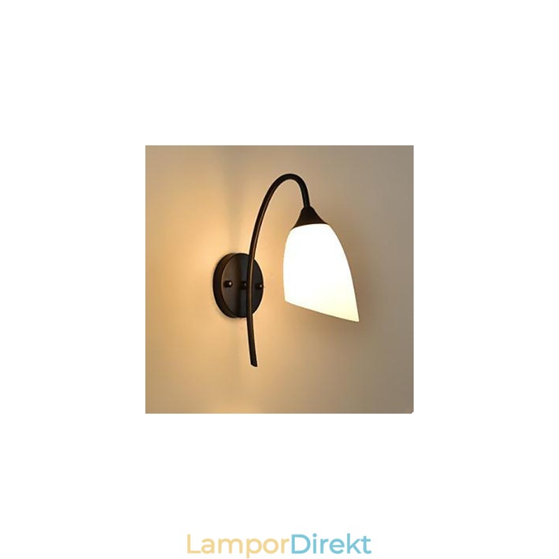 Svart American Simple Sovrumslampa Fishing Sänglampa