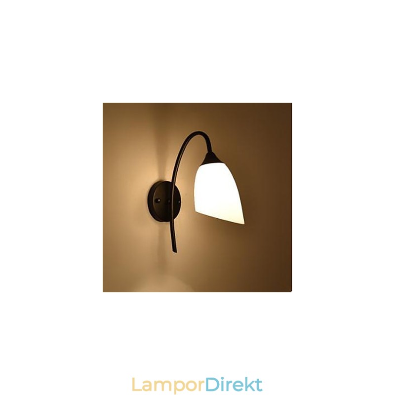 Svart American Simple Sovrumslampa Fishing Sänglampa