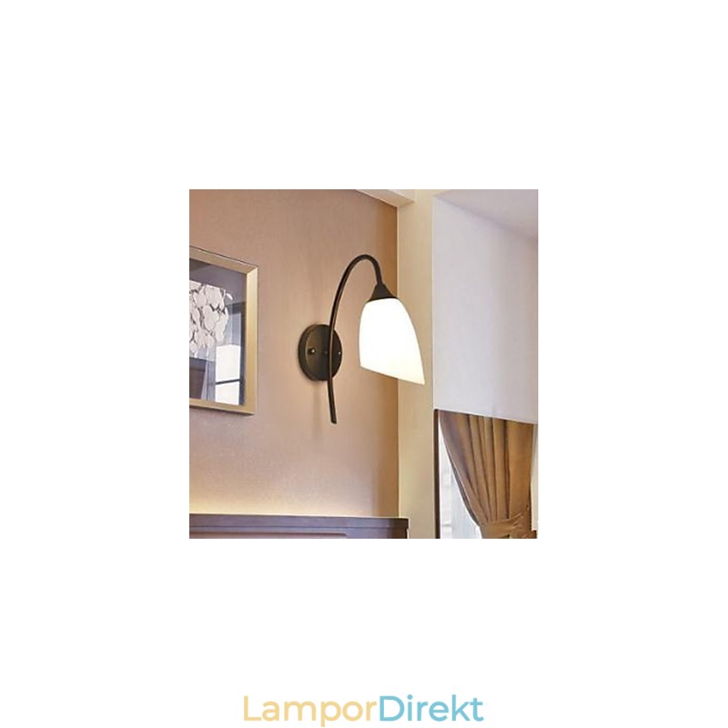 Svart American Simple Sovrumslampa Fishing Sänglampa