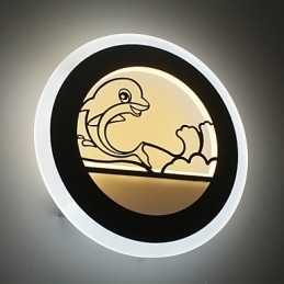 Modern Minimalistisk Sovrum Vägglampa Sänglampa Av Barns Kreativa Vägglampa Personlighet Trapplampa Akryl