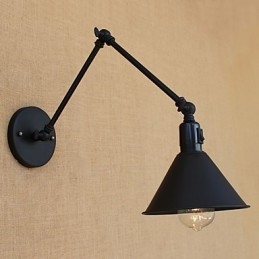 Country Retro Målningsfunktion För Mini Style Swing Arm Ögonskydd Downlight Swing Arm Lights