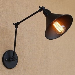 Country Retro Målningsfunktion För Mini Style Swing Arm Ögonskydd Downlight Swing Arm Lights