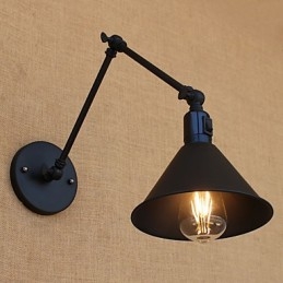 Country Retro Målningsfunktion För Mini Style Swing Arm Ögonskydd Downlight Swing Arm Lights