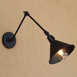 Country Retro Målningsfunktion För Mini Style Swing Arm Ögonskydd Downlight Swing Arm Lights