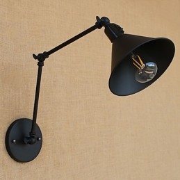 Country Retro Målningsfunktion För Mini Style Swing Arm Ögonskydd Downlight Swing Arm Lights