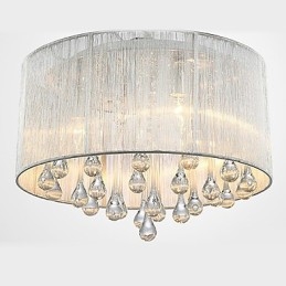 Taklampa Modern Crystal 4 Lampor