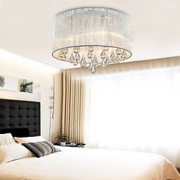 Taklampa Modern Crystal 4 Lampor
