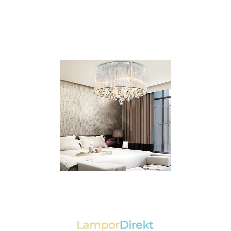 Taklampa Modern Crystal 4 Lampor