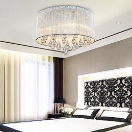 Taklampa Modern Crystal 4 Lampor