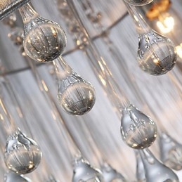 Taklampa Modern Crystal 4 Lampor