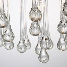 Taklampa Modern Crystal 4 Lampor
