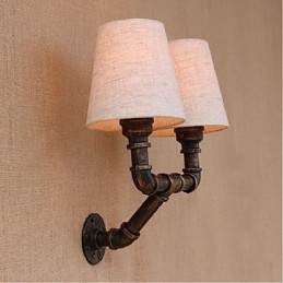 Rustik Lodge Mässing Funktion För Ambient Light Wall Sconces Vägglampa