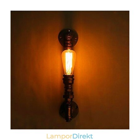 Amerikansk Retro Loft Industriell Vattengång Trappor Kreativ Personlighet Restaurang Bar Enkelt Huvud Järn Vägglampa Amerikansk Retro Loft Industriell Vattengång Trappor Kreativ Personlighet Restaurang Bar Enkelt Huvud Järn Vägglampa