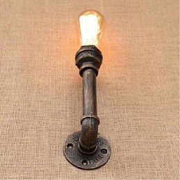 Nostalgi Enkel Vattenpipa Dekorativ Liten Vägglampa Vägglampa