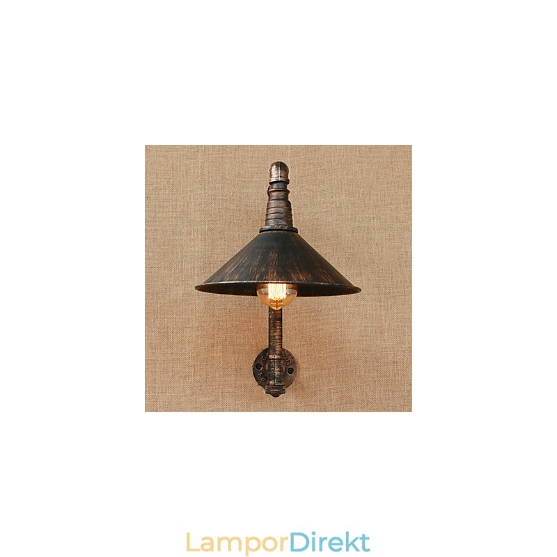 Rustik Lodge Country Antik Mässing Funktion För Ambient Light Wall Sconces Wall Light