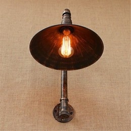 Rustik Lodge Country Antik Mässing Funktion För Ambient Light Wall Sconces Wall Light