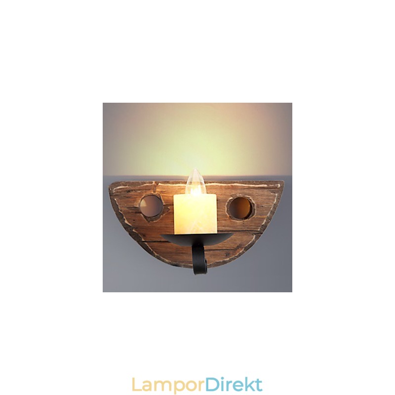 Rustik Lodge Målningsfunktion För Mini Style Ambient Light Wall Sconces Wall Light