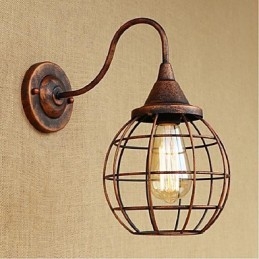Enkel Och Retro Kreativ Personlighet Rost Färg Amerikansk Vägglampa Vägglampor Vägglampa