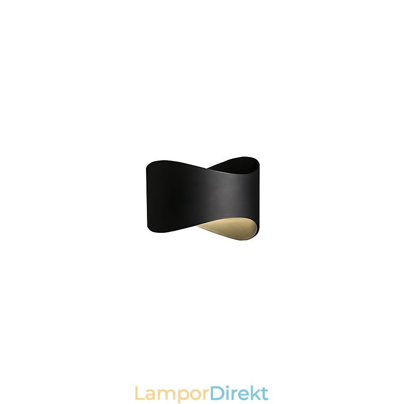 Modern Och Modern Svartoxidfinishfunktion För Mini Style Ambient Light Wall Sconces Wall Light