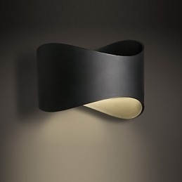 Modern Och Modern Svartoxidfinishfunktion För Mini Style Ambient Light Wall Sconces Wall Light