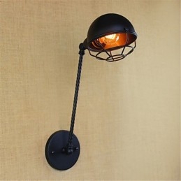 Country Retro Painting Feature För Mini Style Eye Protectiondownlight Vägglampor