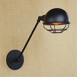 Country Retro Painting Feature För Mini Style Eye Protectiondownlight Vägglampor