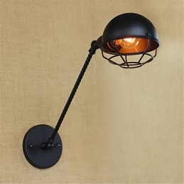 Country Retro Painting Feature För Mini Style Eye Protectiondownlight Vägglampor