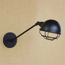 Country Retro Painting Feature För Mini Style Eye Protectiondownlight Vägglampor