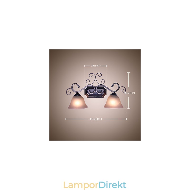 Rustik Lodge Traditionell Klassisk Andra Funktion För Mini Style Downlight Vägglampor Vägglampa