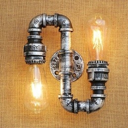 Country Retro Målningsfunktion För Svängarm Ambient Light Wall Sconces Wall Light