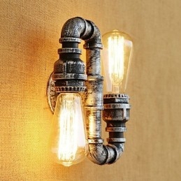 Country Retro Målningsfunktion För Svängarm Ambient Light Wall Sconces Wall Light