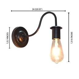 Rustic Lodge Traditionell Klassisk Målningsfunktion För Downlight Vägglampor Vägglampa