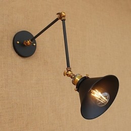 Vägglampa Mässing Vintage Industriell Vägglampa Ljus Hembelysning Inomhusdekor Vägglampa