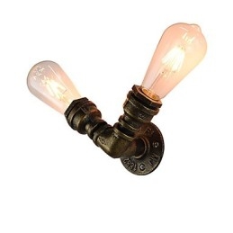 Vägglampa Vägglampor Väggjärn Vägglampa Stum Svart Ljussabel Lampa På Vägg