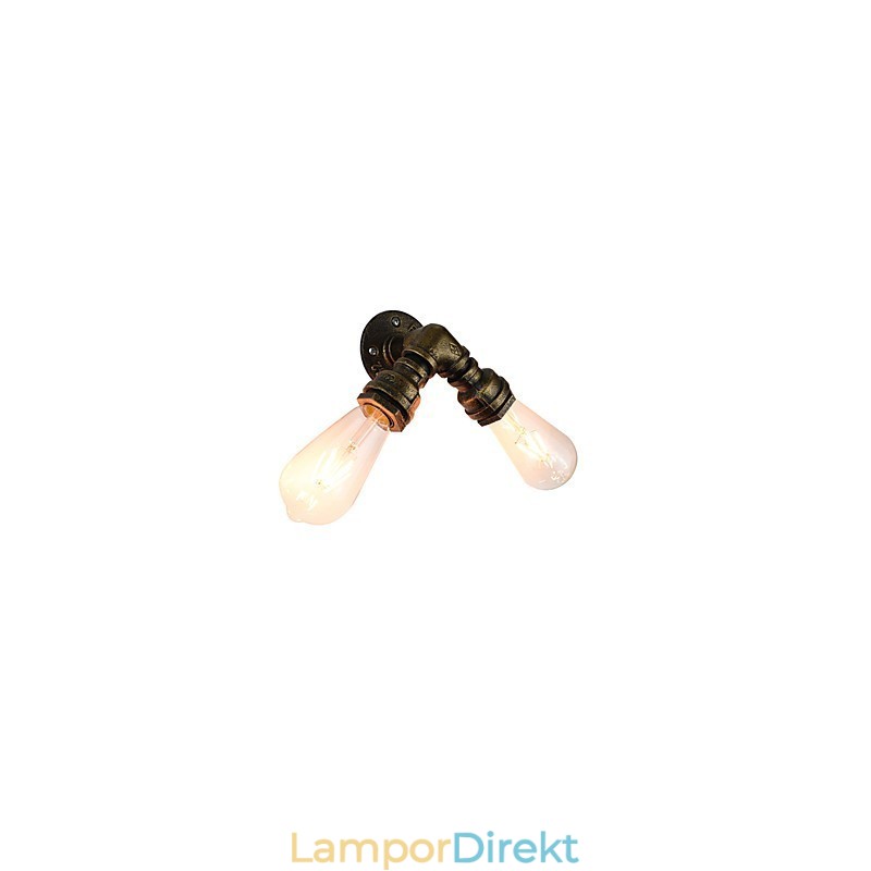 Vägglampa Vägglampor Väggjärn Vägglampa Stum Svart Ljussabel Lampa På Vägg