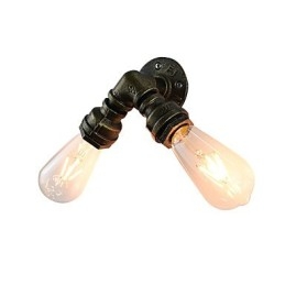 Vägglampa Vägglampor Väggjärn Vägglampa Stum Svart Ljussabel Lampa På Vägg