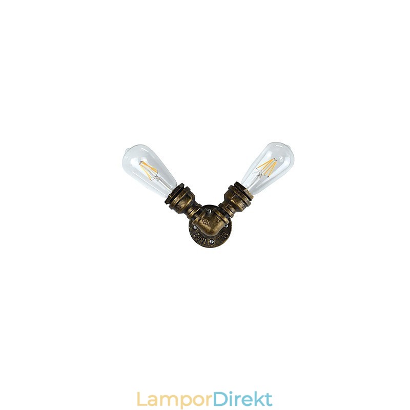 Vägglampa Vägglampor Väggjärn Vägglampa Stum Svart Ljussabel Lampa På Vägg