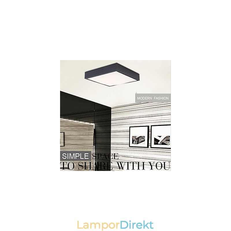 Modern Samtida Målning Metal Flush Mount
