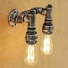 Country Retro Målningsfunktion För Svängarm Ambient Light Wall Sconces Wall Light