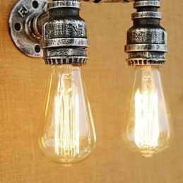 Country Retro Målningsfunktion För Svängarm Ambient Light Wall Sconces Wall Light