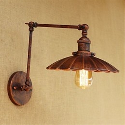 Rustik Lodge Country Retro Målning Funktion För Mini Style Swing Arm Ambient Light Swing