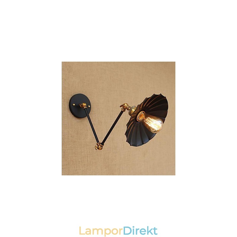Rustik Lodge Country Retro Målning Funktion För Mini Style Swing Arm Ambient Light Swing